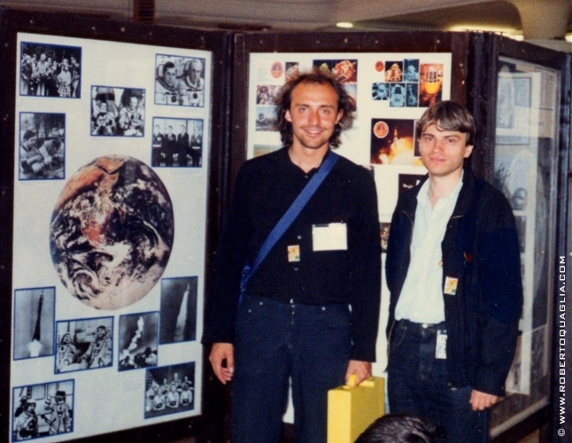 Roberto Quaglia and Frank Beckers at SF Parcon 1990 Bratislava 