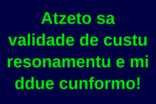 Accetto la validità di questo ragionamento e mi ci atterrò!