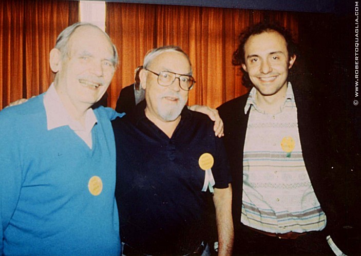 Frederik Pohl, Harry Harrison and Roberto Quaglia